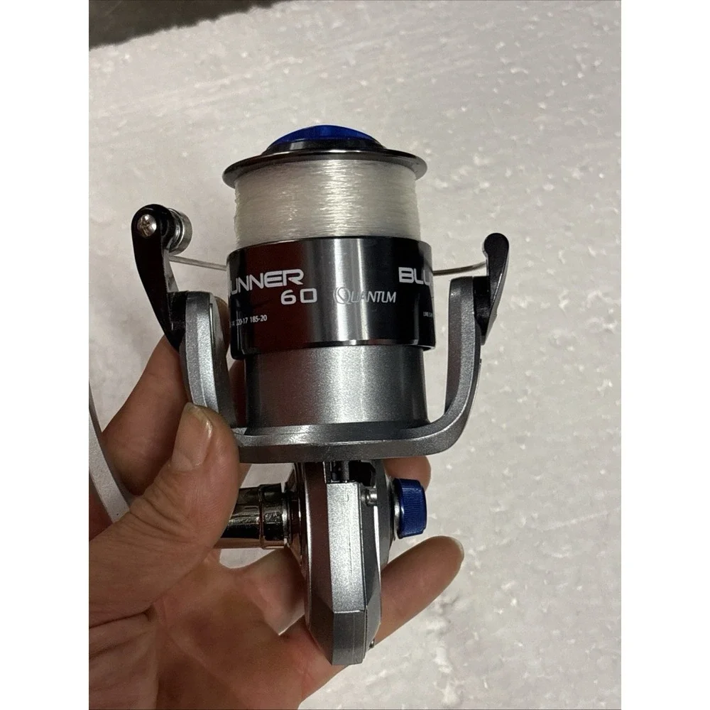 Quantum Blue Runner 60 Spinning Fishing Reel  In Good Condition